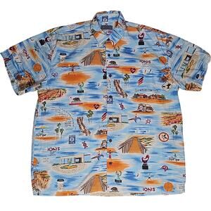 Vintage High Seas Trading Co Button Shirt Mens XL Ionis Carlsbad